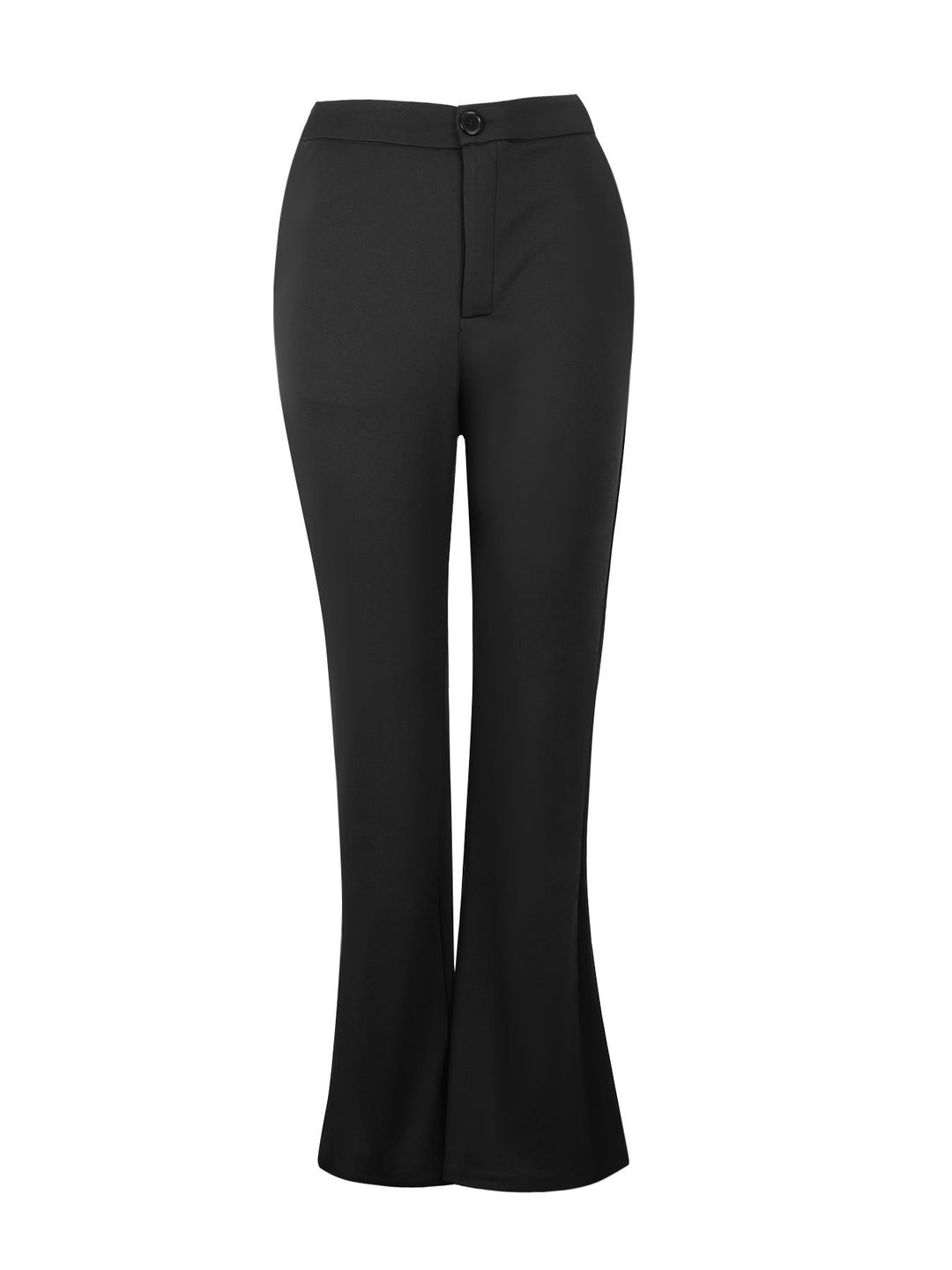 Damen elegante Flared-Hose mit hohem Bund und praktischen Eingrifftaschen Echo Archiv