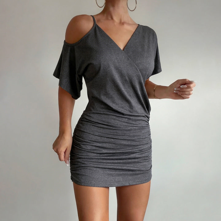 Damen Wickeloberteil mit asymmetrischem Schnitt und lässigem Design Echo Archiv