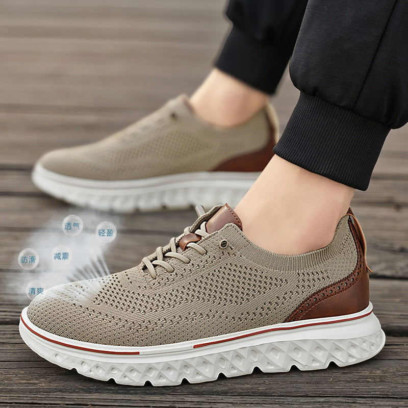 Herren nan atmungsaktive Strick-Sportschuhe mit stoßdämpfender Wabensohle Echo Archiv