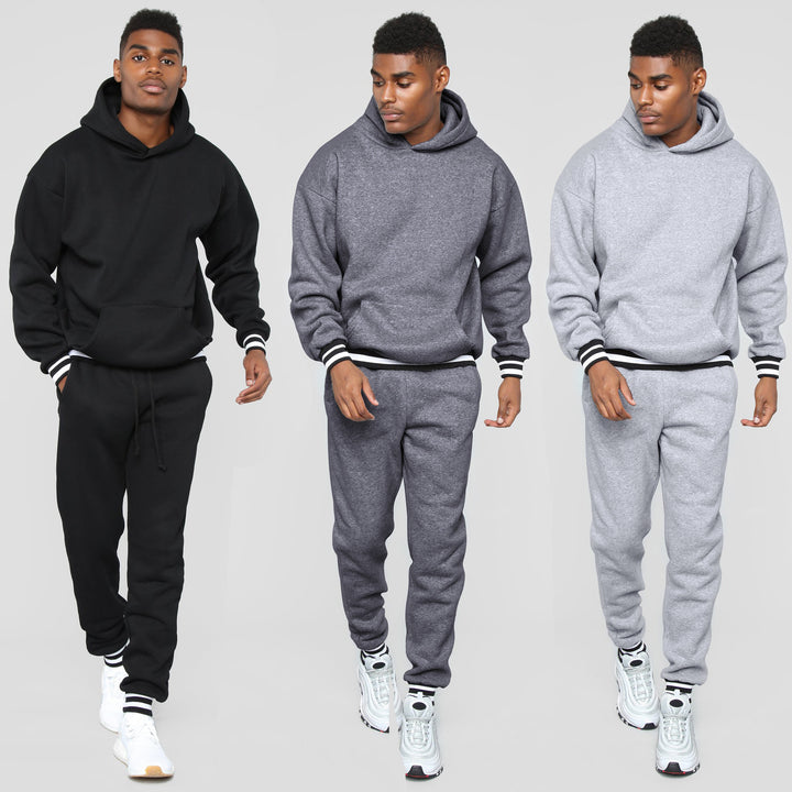 Herren Sportliches Sweatshirt und Jogginghose Set Echoarchiv