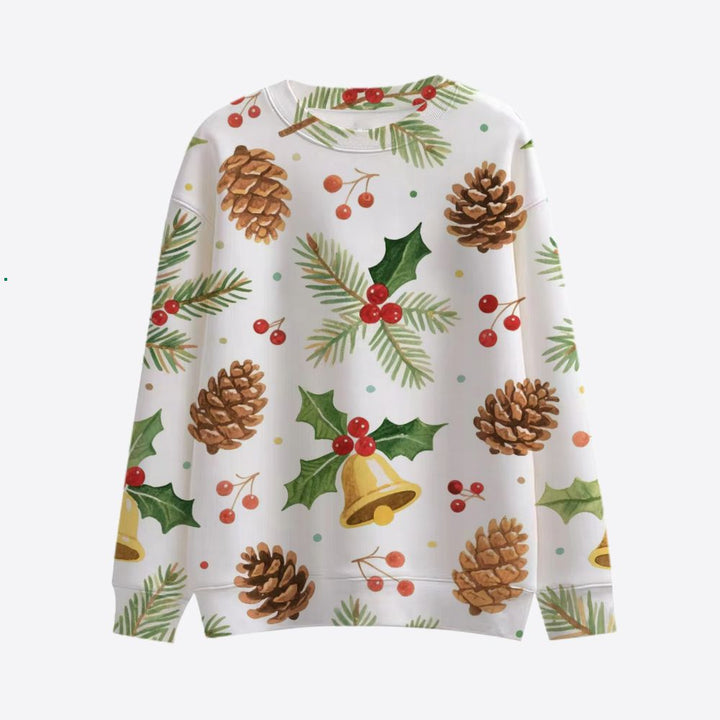 Damen Lustiger Sweatshirt mit einzigartigem Tiermotiv Echoarchiv