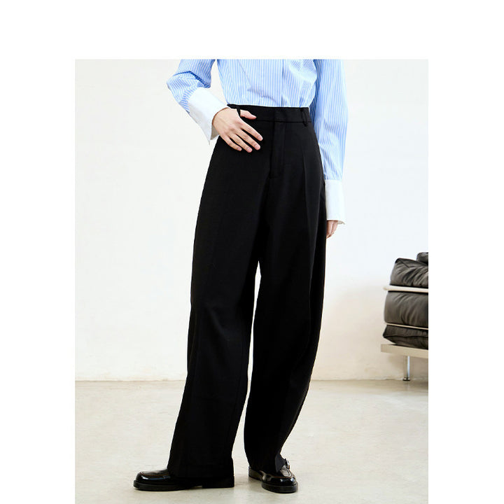 Damen Modische High-Waist Palazzo-Hose Echoarchiv