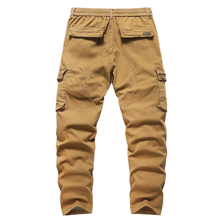 Herren Cargo-Hose mit multifunktionalen Taschen und elastischem Bund Echoarchiv