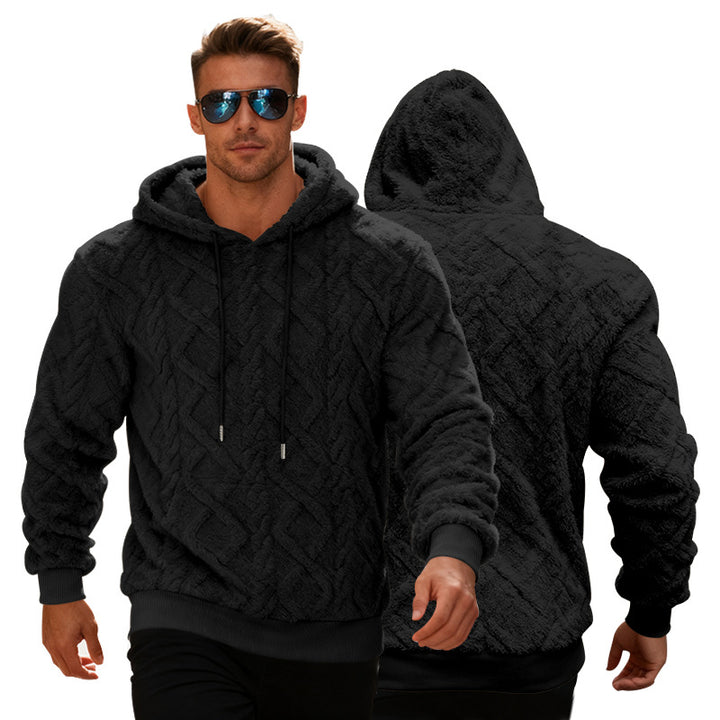 Herren modischer Kapuzenpullover mit strukturiertem Design Echoarchiv