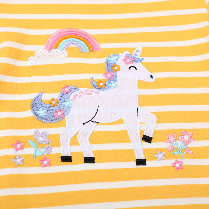 Mädchen T-Shirt mit verspieltem Einhorn-Motiv Echo Archiv