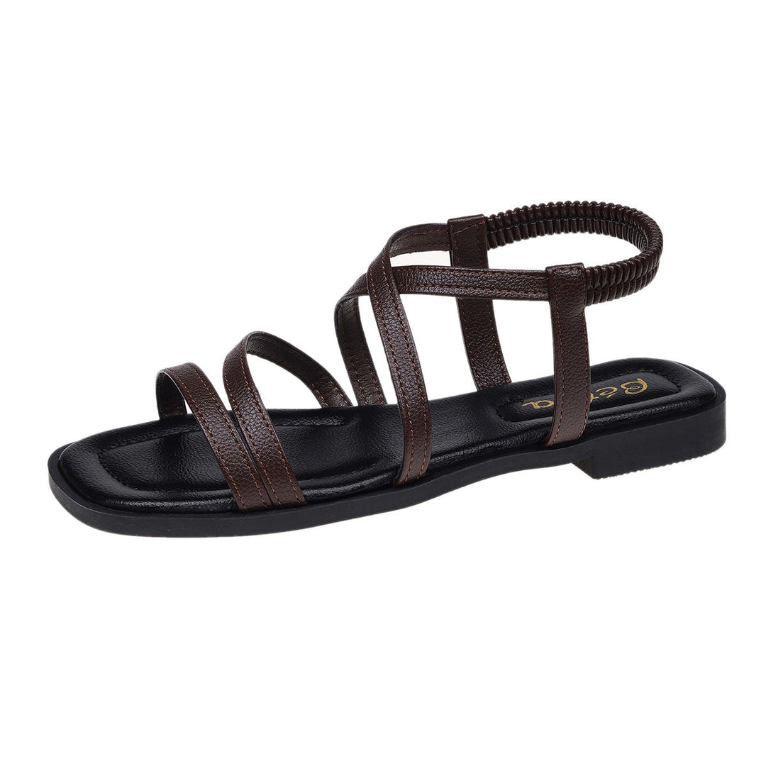 Damen Elegante Riemchen-Sandalen mit funkelnden Details Echoarchiv