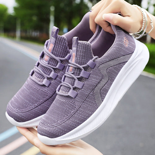 Damen nan sportliche Strick-Sneaker mit nahtlosem Sockenschaft und reaktiver EVA-Zwischensohle Echo Archiv