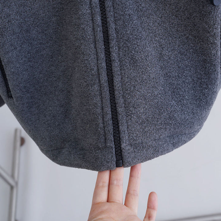 Damen Sportliche Fleecejacke mit hohem Kragen Echoarchiv