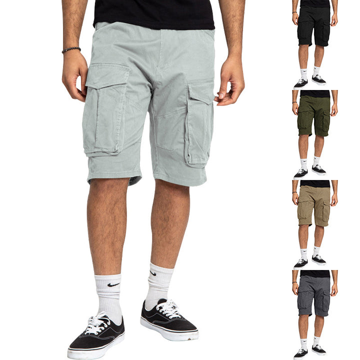 Herren nan robuste Cargoshorts mit großen Klappentaschen und lockerer Passform Echo Archiv