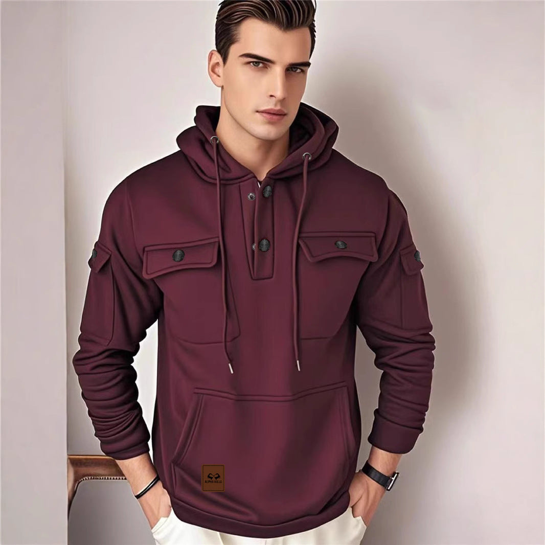 Herren Multifunktionale Kapuzenjacke Echo Archiv