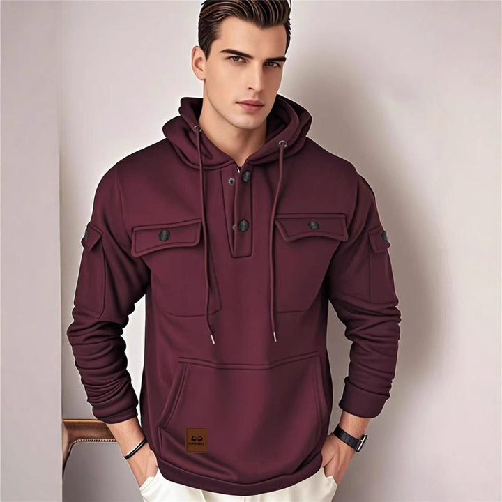 Herren Multifunktionale Kapuzenjacke Echo Archiv