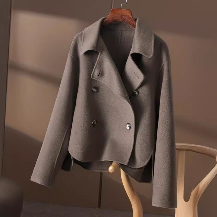 Damen Modische Kurzarmpulloverjacke Echoarchiv