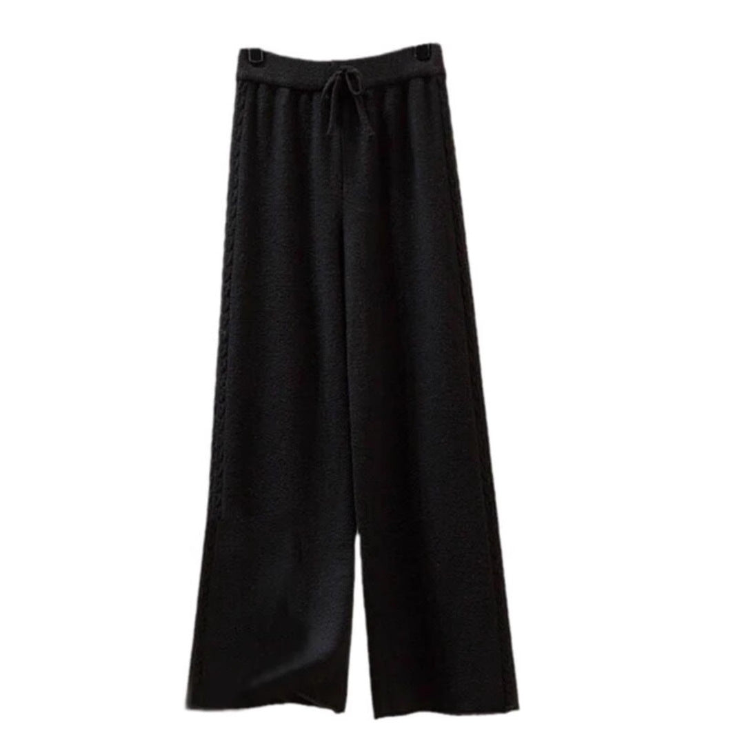 Damen Hochwertige weite Strickhose Echo Archiv