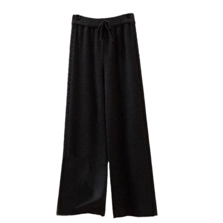 Damen Hochwertige weite Strickhose Echo Archiv