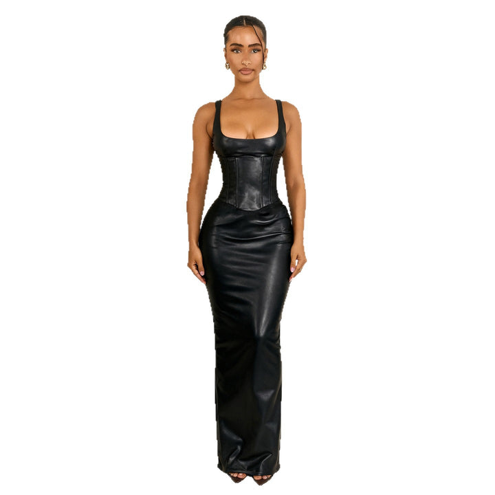 Damen Maxikleid mit tailliertem Schnitt und elegantem Korsett-Design Echo Archiv