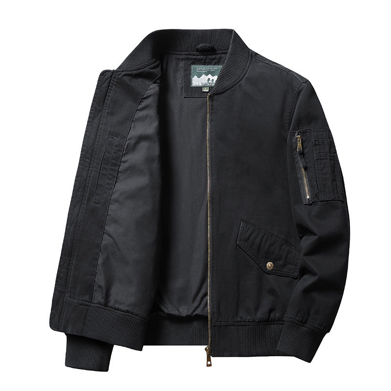 Herren Stilvolle Bomberjacke Echo Archiv