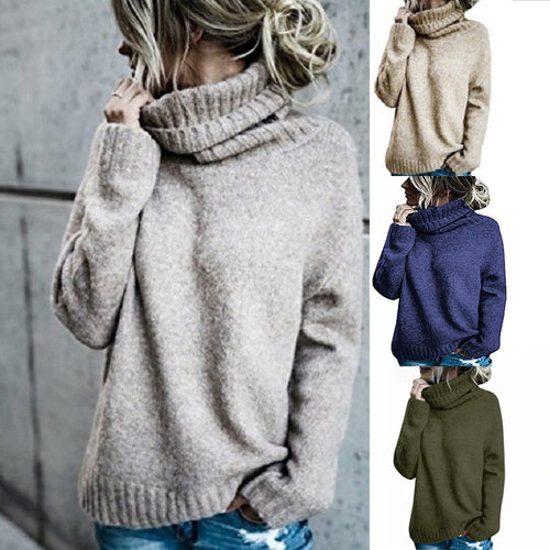 Damen Oversize-Kuschel-Rollkragenpullover aus Feinstrick Echo Archiv