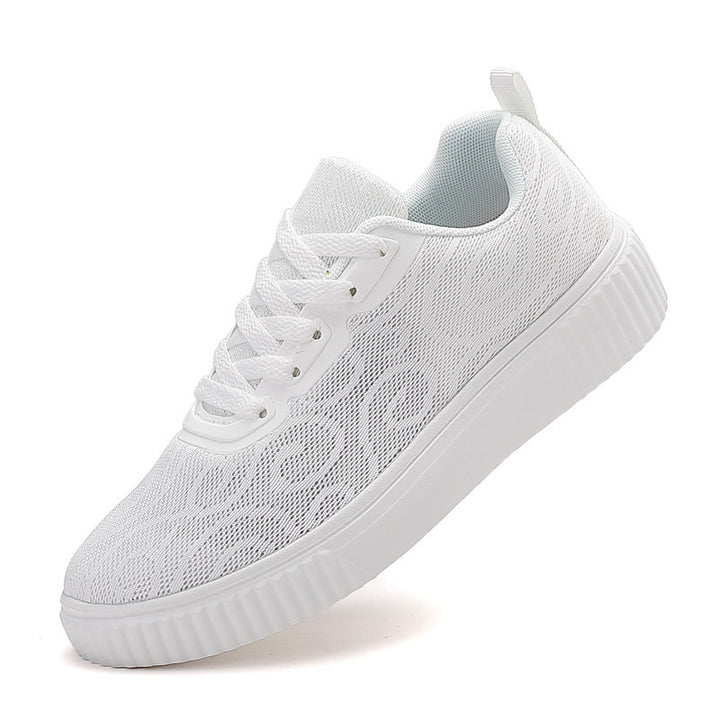 Damen nan luftige Plateausneaker mit gestricktem Obermaterial und gepolstertem Komfortfußbett Echo Archiv