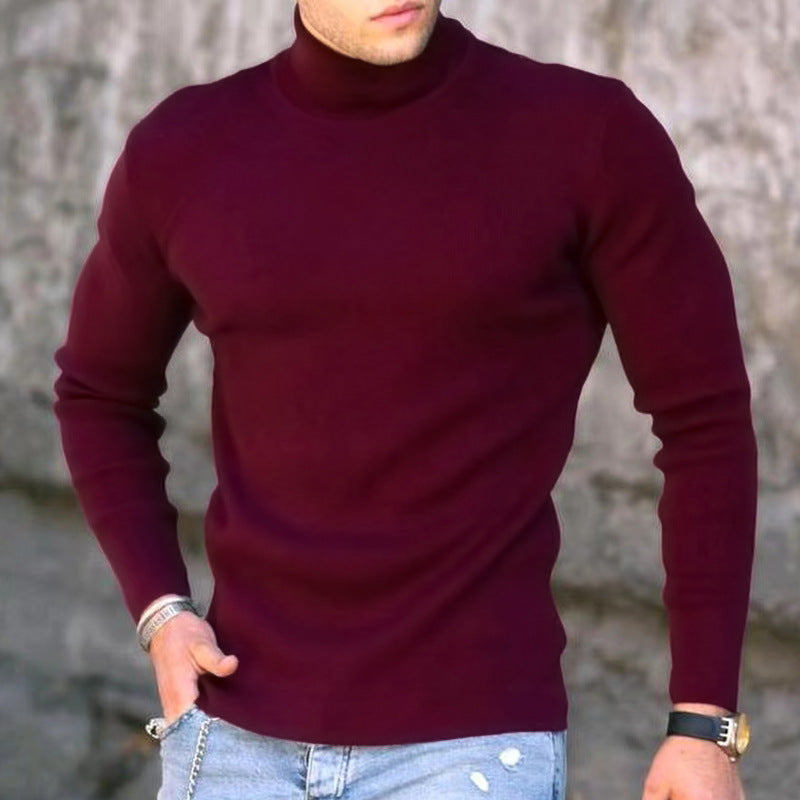 Herren eleganter Rollkragenpullover Echoarchiv