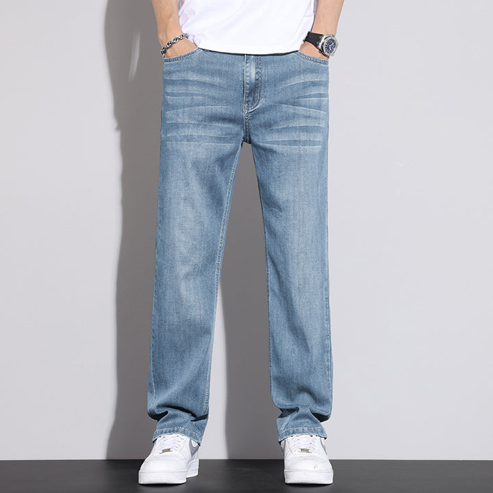 Herren lässige Relaxed Fit Jeanshose Echoarchiv