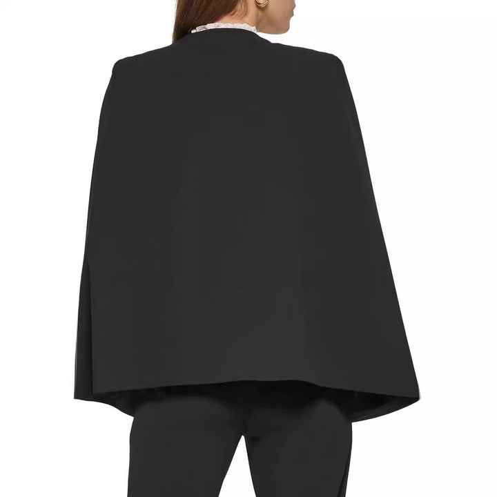 Damen Cape-Blazer-Set im Tailoring mit Cape-Ärmeln und schmaler Anzughose Echoarchiv