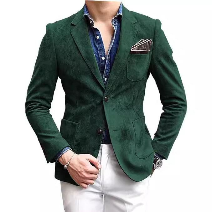 Herren Elegant strukturierter Blazer Echoarchiv