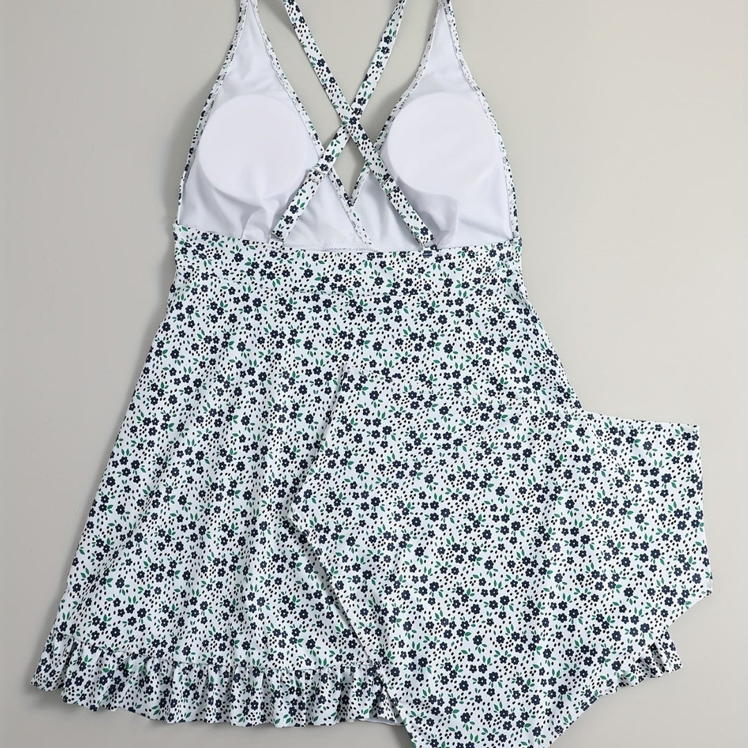 Damen Strandkleid mit floralem Design Echo Archiv