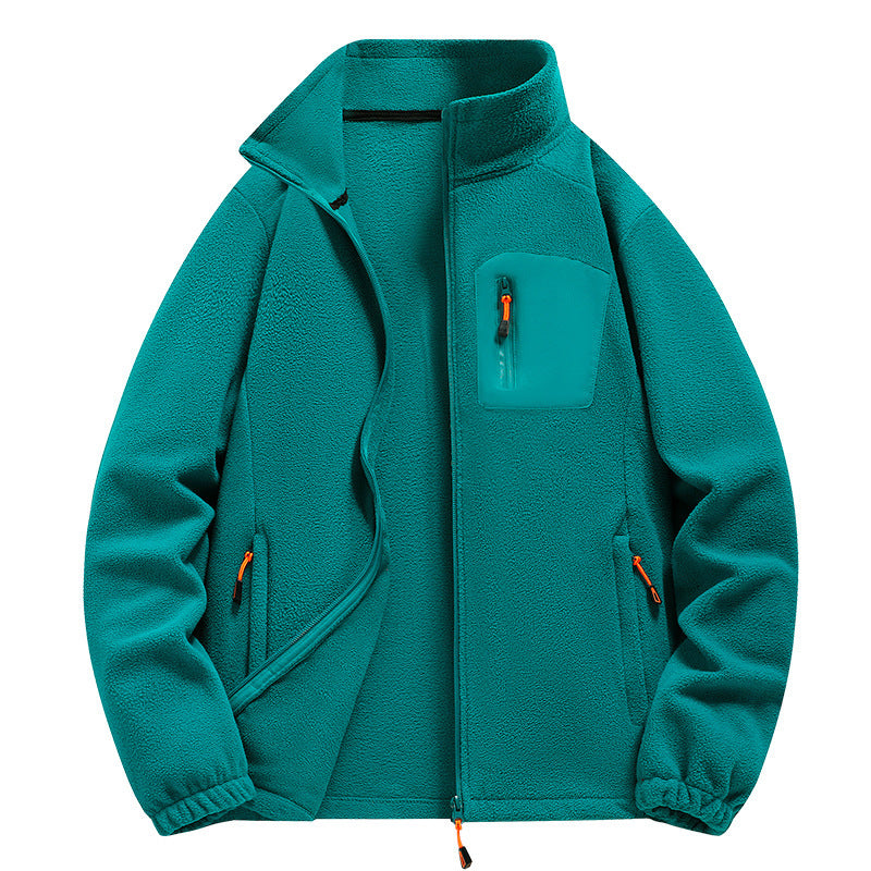 Herren Fleecejacke mit praktischen Reißverschlusstaschen Echoarchiv