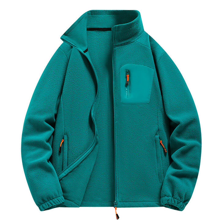 Herren Fleecejacke mit praktischen Reißverschlusstaschen Echoarchiv