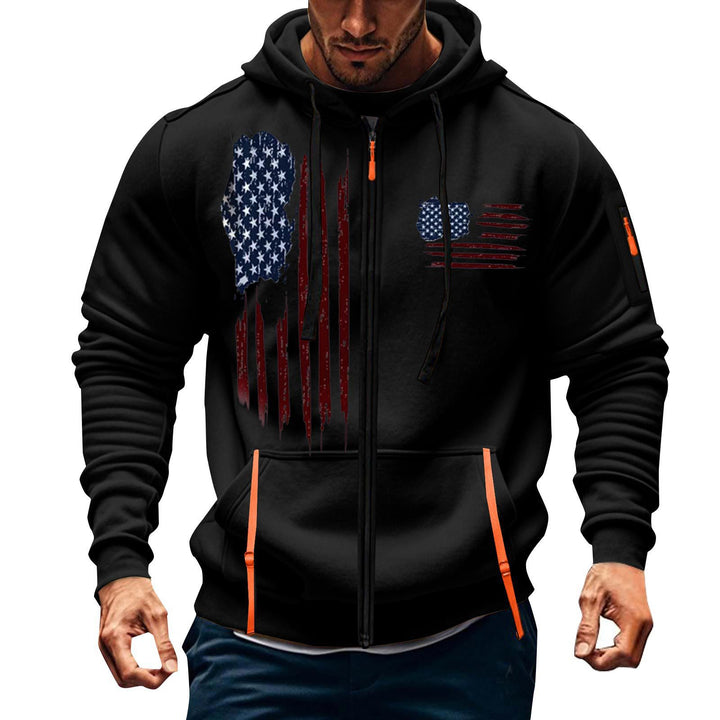 Herren sportlicher Kapuzenpulli mit praktischen Taschen Echoarchiv