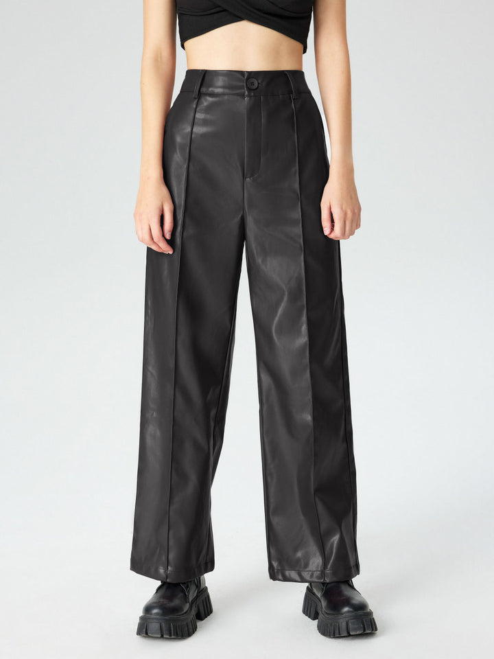Damen Elegante Kunstlederhose Echo Archiv