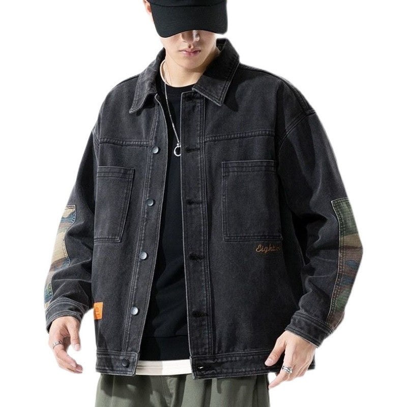 Herren Lässige Modern Denimjacke Echoarchiv