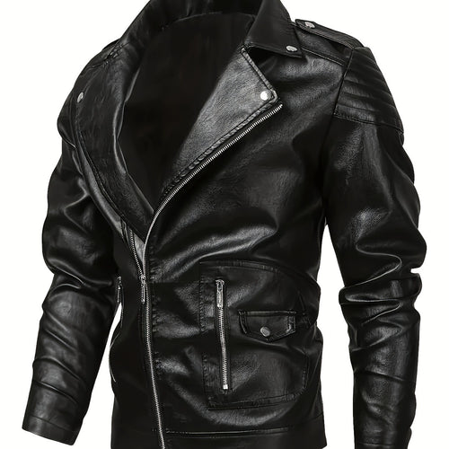 Herren Biker-Lederjacke – Valtoré