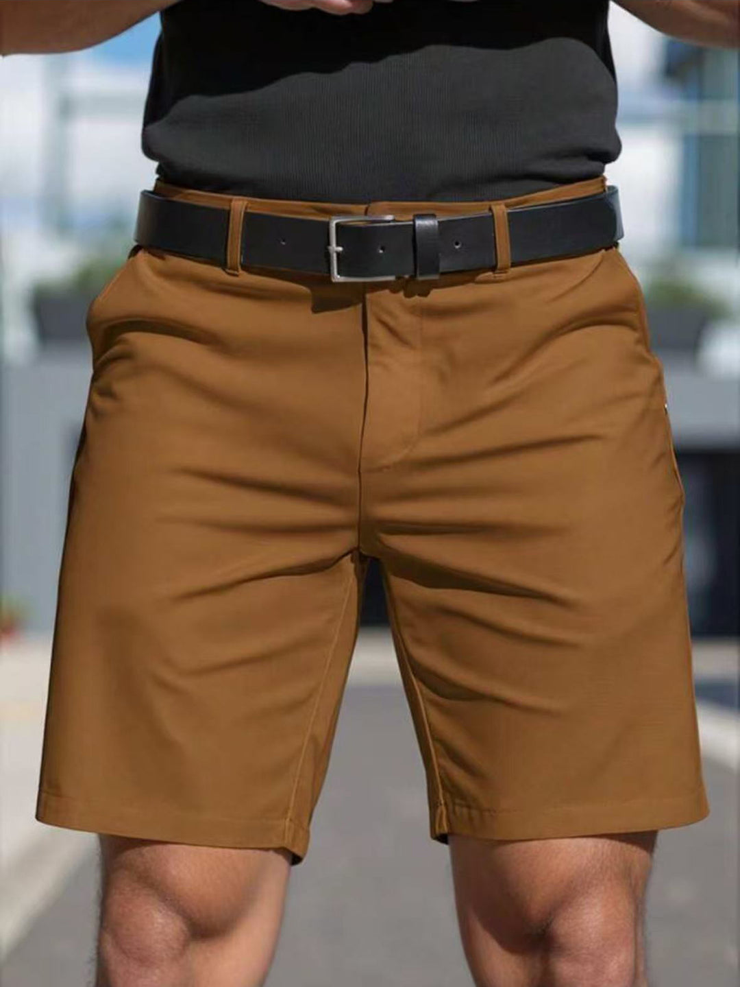 Herren multifunktionale kurze Hose mit elastischem Bund und praktischen Seitentaschen Echoarchiv