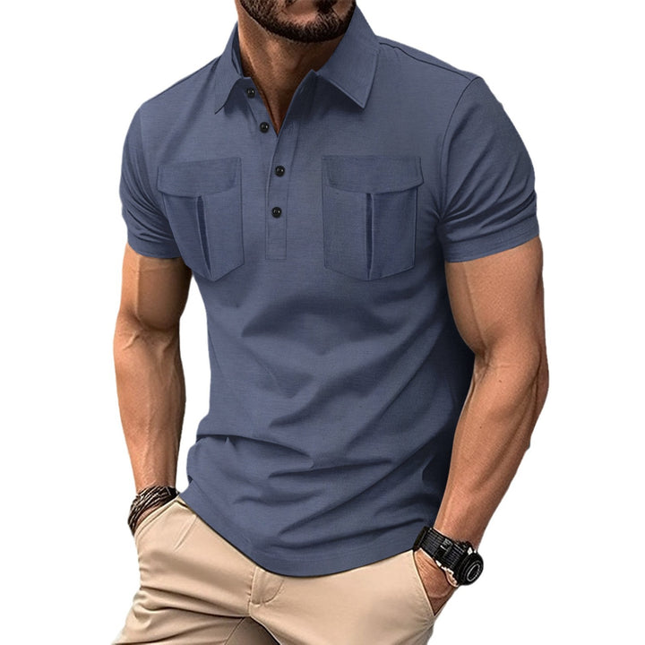 Herren Polohemd mit praktischen Taschen und elegantem Kragen Echoarchiv