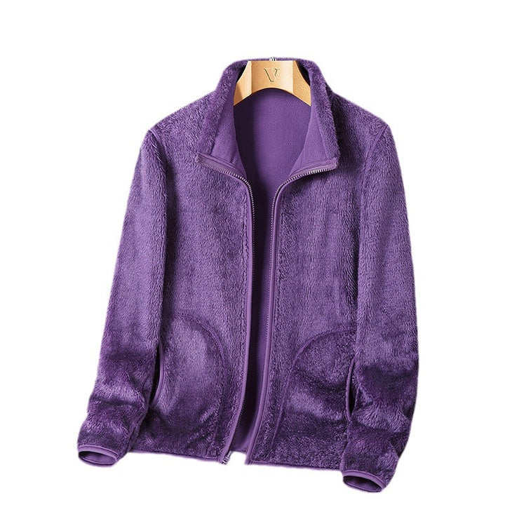 Damen Fleecejacke mit hohem Kragen Echo Archive