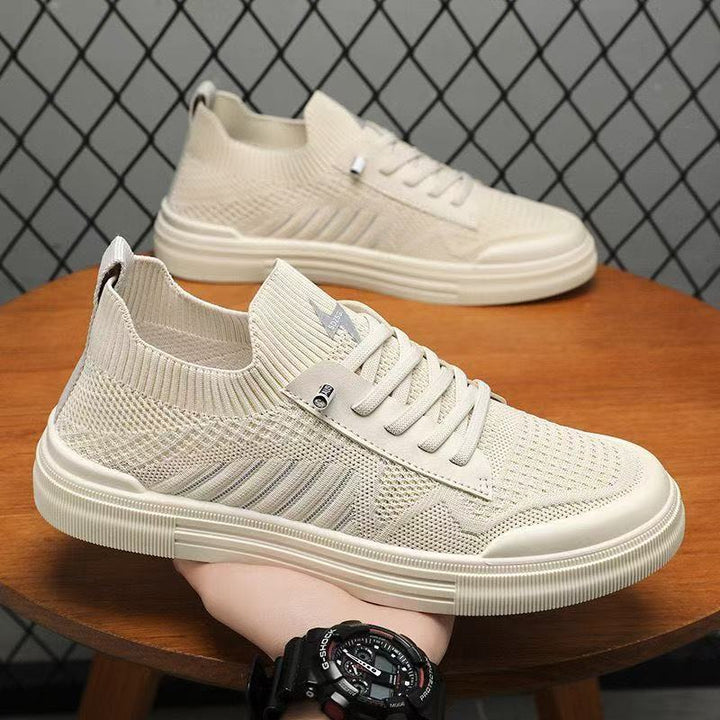 Herren Leichter gestrickter Low-Top-Sneaker mit sockenhaftem Schaft und elastischem Einstieg Echoarhiv