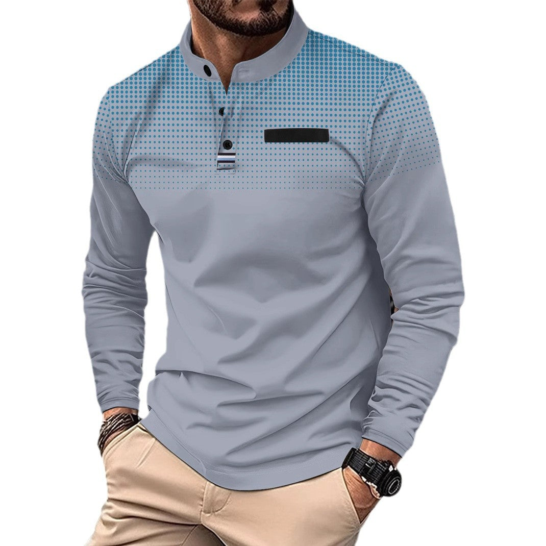 Herren elegantes Poloshirt mit modischem Design Echoarchiv