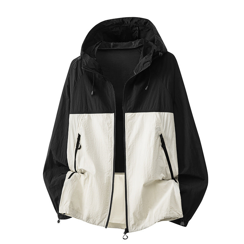Herren Technische Kapuzenjacke mit Reißverschluss – Taviero