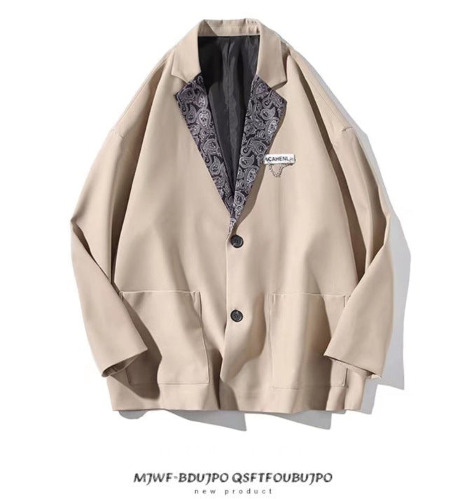 Damen Modischer Blazer mit Paisleymuster Echoarchiv