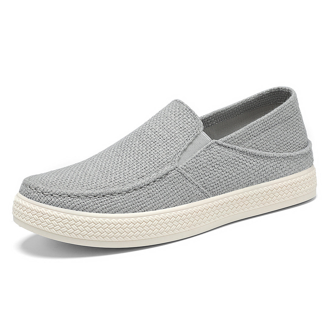 Damen nan gestrickter Slip-On-Freizeitschuh mit elastischem Einstieg und strukturierter Plateausohle Echo Archiv