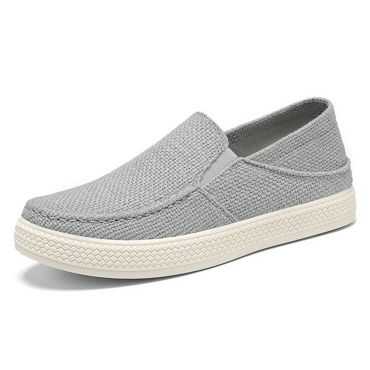 Damen nan gestrickter Slip-On-Freizeitschuh mit elastischem Einstieg und strukturierter Plateausohle Echo Archiv