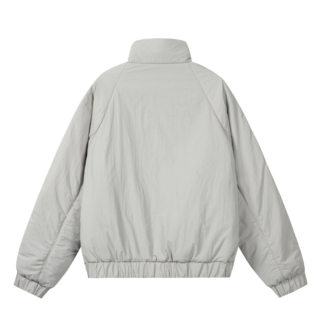 Unisex Boxy-wattierte Kurzjacke mit voluminösem Funnelkragen Echoarchiv