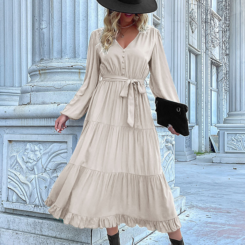 Damen Lange Bluse mit Taillengürtel Echo Archiv