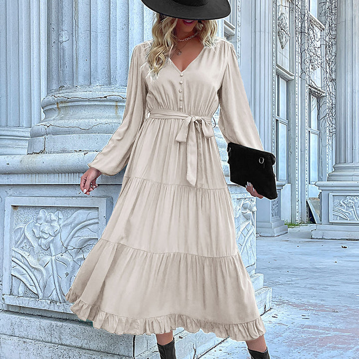 Damen Lange Bluse mit Taillengürtel Echo Archiv
