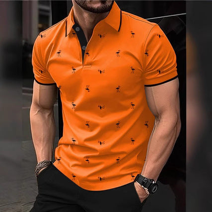 Herren modisches Poloshirt Echoarchiv