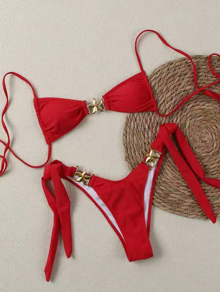 Damen Bikini-Set mit eleganten Schnallen Echo Archiv