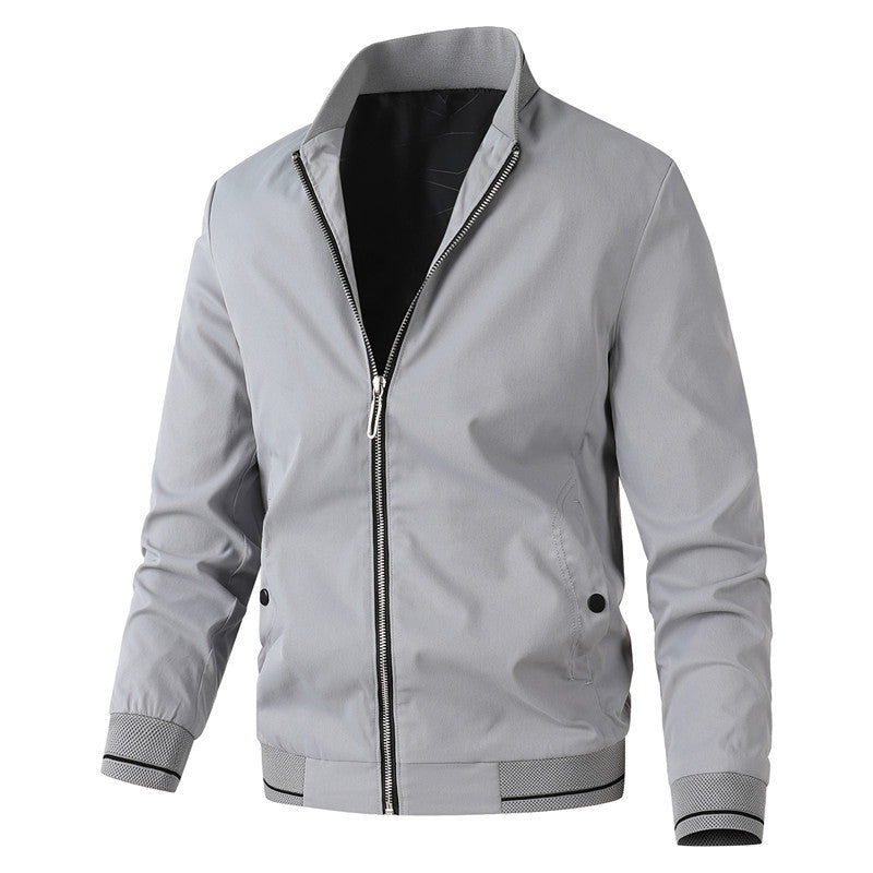 Herren modische Bomberjacke mit sportlichem Design und elastischen Bündchen Echoarchiv
