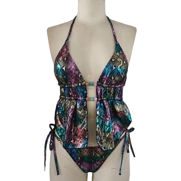 Damen Trendy Badeanzug mit einzigartigem Design Echo Archiv