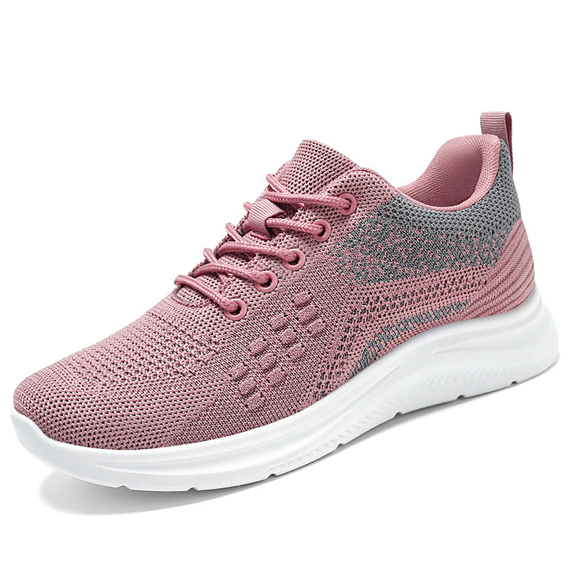Damen nan atmungsaktive Strick-Walking-Sneaker mit sockenähnlichem Schaft, gepolsterter Fersenstütze und flexibler Leichtlaufsohle Echo Archiv